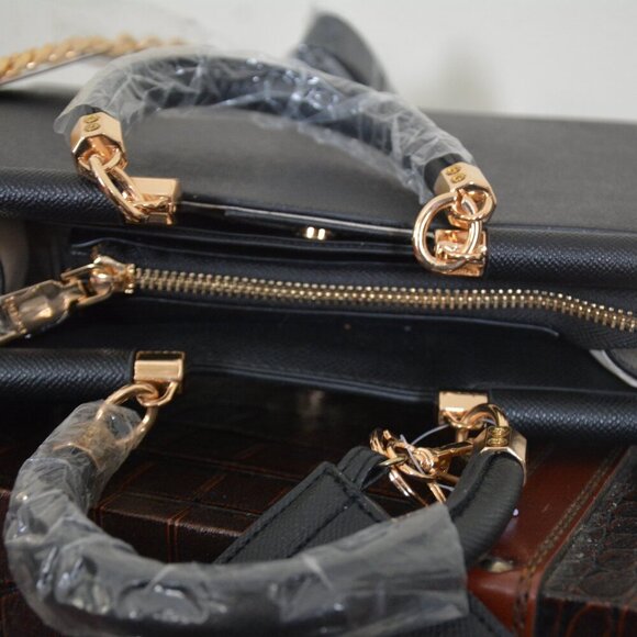 bebe Alex Small Satchel With Credit Card Organizer NWT - Picture 11 of 13